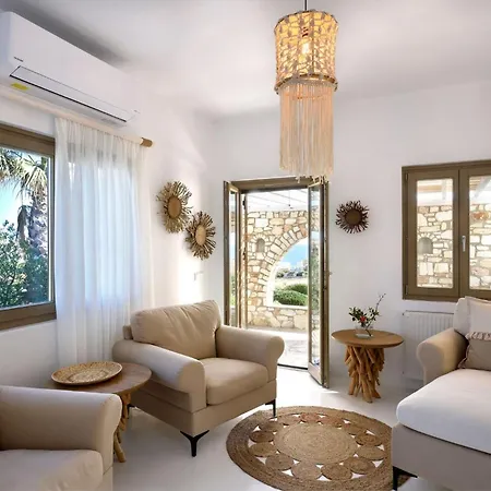 Villa Executive Paros Aiolos Private Pool Jacuzzi Kostos Damouli